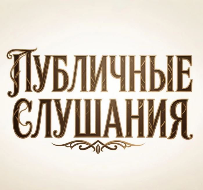 Публичные слушания 18 мая 2026 года